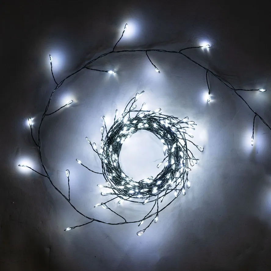 6M-42M LED Fairy Lights Cluster Firecracker String Holiday Wreath Terrace Home Birthday Christmas Tree Decorative Lamp