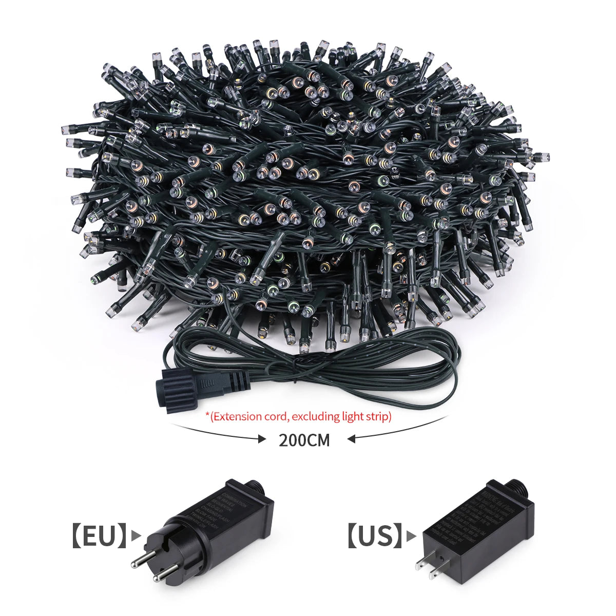 100m 50m 30m 10m Party Wedding Room Decoration LED Festival Fairy Lights 8 Modes Adjustable Holiday Lighting Led String Light